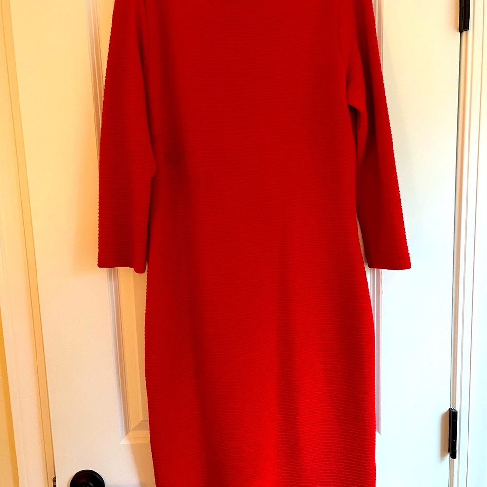 Red Sweater Dress